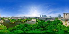 航拍 扬州市职业大学 (3)